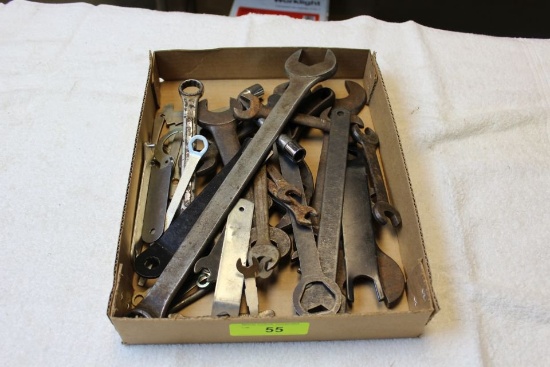 Box Lot of Misc. Wrenches.