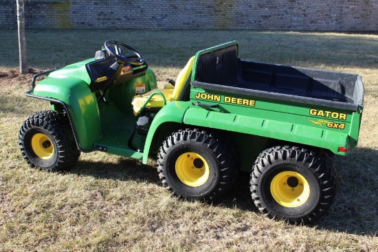 2002 John Deere 6x4 Gator w/Dump Bed.  969 Hours.