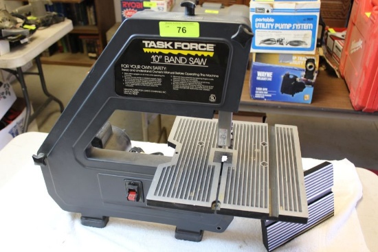 Task Force 10" Vertical Band Saw.