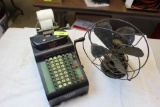 R.C. Allen Adding Machine and Northwinds Electric Fan.