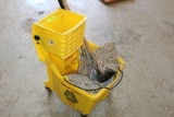 Mop Bucket w/Squeegee & Mops.