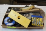 Box of Cut-Off Wheels, Wire Wheels & Rotary Files.