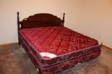 Mahogany King Size Bed.