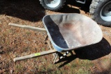 Blue Wheel Barrow.