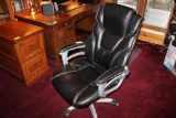 Baird Aluminum Frame Black Executive Chair.