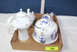 4 Tea Pots.