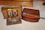 2 Jewelry Boxes, Men's Phone Station and Shoe Horn.