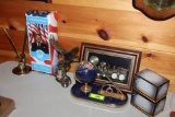 Callaway Golf Balls, Ronald Reagan Action Figure, Brass Eagles.