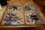 4 Boxes of Flatware.