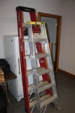 Werner 7' Fiberglass Ladder and Davidson 6' Aluminum Ladder.