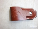 Leather knife sheath - Boker