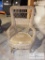Wicker/wooden rocking chair
