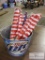 Miller Lite bucket, with American flags