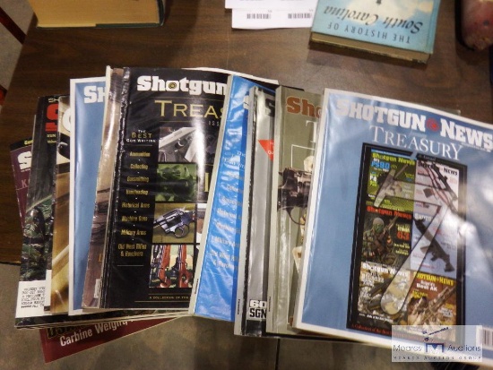 Lot of shotgun news magazines