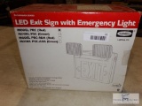 LED EXIT sign