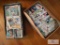Two boxes of sports cards - baseball and football