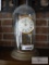 Brass and glass anniversary clock