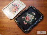Group of two serving trays