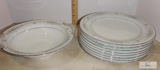 Noritake China - plates and large bowl