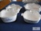 Group of (4) Corningware baking dishes