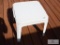 Plastic outdoor end table