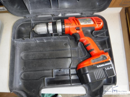 Black and Decker 14.4 volt cordless drill