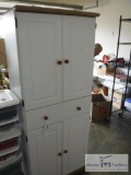 2 over 1 over 2 cabinet unit - white in color