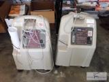 Group of (2) INVACARE Platinum 5 HomeFill II oxygen units