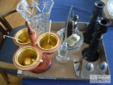 Group of mixed decorative items