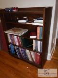 Bookcase and contents