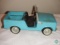 NYLINT - blue and white convertible truck
