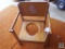 Wooden child's potty chair