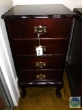 Wooden file cabinet - two drawer