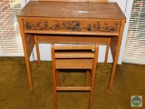 Children's writing desk with chair