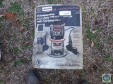 Craftsman 1-1/2 hp router with worklight and carry case