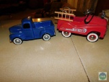 Toys - Ford truck and Fire Chief