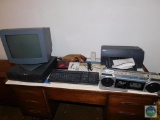Older Compaq computer - printer - boom box