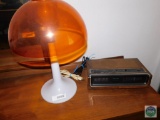 Lamp and alarm clock radio