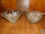 Two punch bowl sets