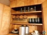 Contents of cabinets