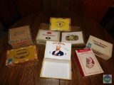 Lot of cigar boxes