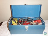 Vintage Erector set in original metal tool box