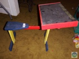 Mickey Mouse Chalkboard - child's desk unit