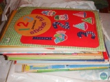Large lot of sticker and comic books