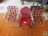 Group of (3) child chairs