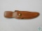 Leather sheath - fits S&W 4-inch fixed blade knife
