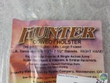 Hunter Cowboy Holster - Deluxe Slim Jim - SA revolver 6-1/2 to 7-1/2 inch