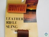 New - Hunter leather rifle sling