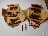 60 rounds - 7.62x39 ammunition on stripper clips