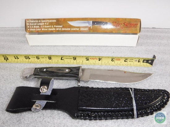 NEW - Tiger Skinner sheath knife